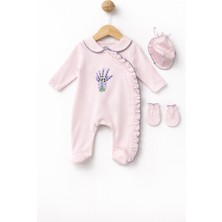 Eda Baby Bebe Yaka Önden Çıtçıtlı Tulum