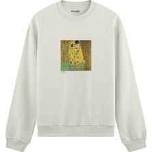 The Lucid Lab The Kiss Oversize Sweatshirt - Beyaz
