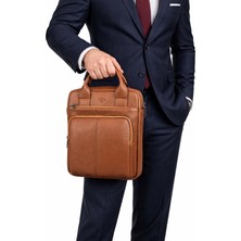 Derise Club Erkek Omuz Askılı Taba Renk 11,5 Inç Ipad Tablet Notebook Laptop Çantası