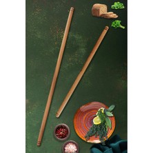 Montesev 2'li Set Ahşap Oklava Hamur Şekillendirici 50'lik ve 70'lik Sağlığa Zararlı Madde İçermez