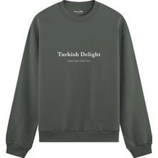 The Lucid Lab Turkish Delight Oversize Sweatshirt - Antrasit
