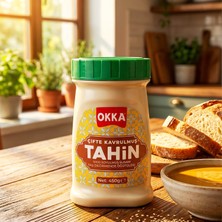 OKKA ÇİFTE KAVRULMUŞ TAHİN 450 GR