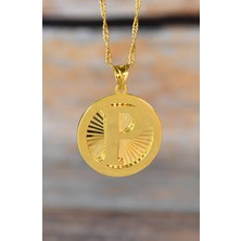 P Harf Kolye Ucu 22 Ayar A075858