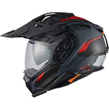 Nexx X.wed 3 Keyo Karbon Mat Gri-Kırmızı Kask