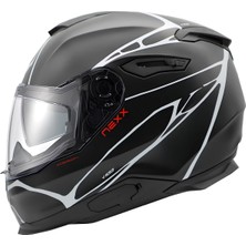 Nexx Y.100 B-Sıde Mat Siyah-Beyaz Kask