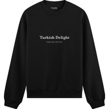 The Lucid Lab Turkish Delight Oversize Sweatshirt - Siyah