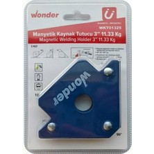 Manyetik Kaynak Tutucu, 11.33 Kg, 45-90-135 Derece, Wonder WKT01325