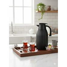 Star Termos Kastel Serisi 1.5 Litre Cam Termos - 12 Saat Sıcak 24 Saat Soğuk - Ofis, Ev, Piknik Için