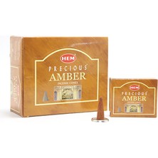 Meks Precious Amber Aromalı Konik Tütsü