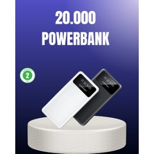 Shopwave Akıllı LCD Ekranlı 20.000MAH Powerbank Pd + USB + Type-C