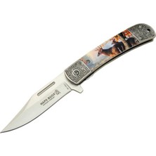 Haps Bugs Cravus Geyikli Işlemeli Çakı MK-108A-1 20 cm