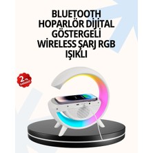 Epilons 15W Hızlı Şarj Destekli LED Atmosfer Işığı ve Alarm Fonksiyonlu Lamba