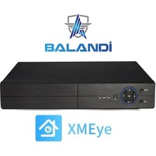 BALANDI TK-9004UHD 4 Kanal Kayıt Cihazı Xmeye 2mp Analog Ahd Dvr 1 Ses