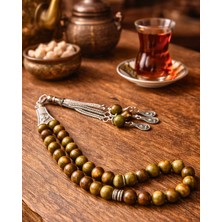 Sufi Tesbih Esans Ve Hediyelik 33’lük Doğal Pelesenk Tesbih – Kokulu Ahşap Tesbih – El Işçiliği Imameli Günlük Zikir Tesbihi