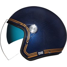Nexx X.G20 Lıgnage Karbon Mavi-Sarı Kask