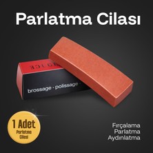 Badem10 Kırmızı Araç ve Metal Yüzey Parlatma Cilası 9X2X2 cm 1 Adet Parlatma Bloğu