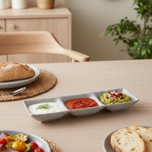 Külsan 25326.GG - Happy Chef Terra 2'li Minimal Sosluk 26,5x8,8 cm - H.3,7 Cm, Thermoset Melamin