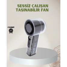 Shopwave 100 Kademeli Ayarlanabilir Mini Fan | Dijital Ekranlı Serinletici