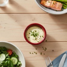 Külsan 13012.R - Thermoset Ribbed 6'lı Sosluk Minimal Ø 8,4 cm - H. 4,4 Cm, Thermoset Melamin