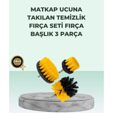 Shopwave Matkap Uyumlu Temizlik Fırçası Seti 3’lü Çok Amaçlı