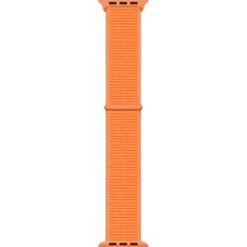 Maks Technology Watch 38MM Kordon Band-03 Serisi Hasır Strap Kayış-Papaya