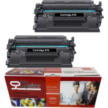 Qstar Canon Crg 070 2'li Ekonomik Paket Garantili Uyumlu Toner LBP243 LBP246 LBP247 Muadil Toner