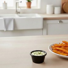 Külsan 13160.BL - Thermoset Plain 12'li Sosluk Minimal Ø 7 cm - H.4 Cm, Thermoset Melamin