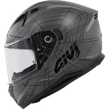 Givi Gıvı 50.7 Phobıa Mat Tıtanıum-Siyah Kask