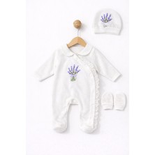 Eda Baby Kadife Önden Çıtçıtlı Tulum