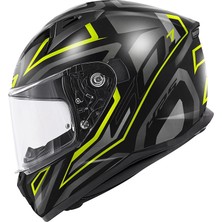 Givi Gıvı 50.7 Proton Mat Tıtanıum-Sarı Kask