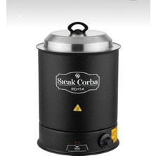 Remta Elektrikli Çorba Isıtıcı Yuvarlak Siyah 13 Lt - CB22