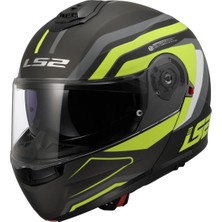 Ls2 Strobe 2 Phantom Mat Tıtanıum-Neon Sarı Kask