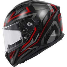 Givi Gıvı 50.7 Proton Mat Tıtanıum-Kırmızı Kask