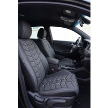 Panda Kılıf Panda Nissan Qashqai 2014 - 2020 Arası Uyumlu Araca Özel Keten Oto Koltuk Kılıfı