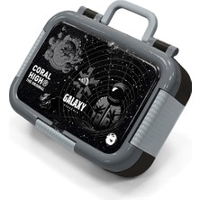 Coral High Kids Siyah Galaxy Desenli Paslanmaz Çelik Beslenme Kabı 39178