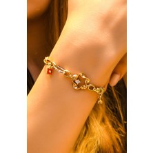 Ravi Pırlanta Taşlı Fantazi Bileklik 14 Ayar A030621