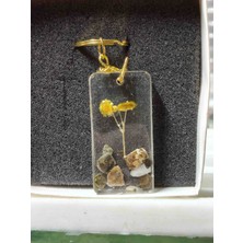 Miina Aksesuar Epoksi Renkli Taşlarla Süslenmiş Cilcekli Anahtarlık