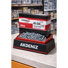 Akdeniz 4X50 Sunta Vidası (100 Adet)