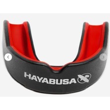 Gümrük Bey Hayabusa Combat Mouthguard – Yetişkin Ağızlık | Çift Katmanlı Darbe Koruması, Siyah/kırmızı