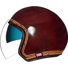 Nexx X.G20 Lıgnage Karbon Bordo-Sarı Kask
