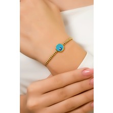 Nazar Boncuklu Bileklik 14 Ayar A027699