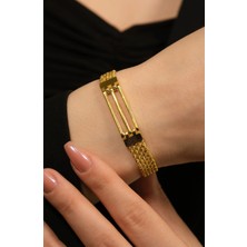 Halat Zincir Kaburga Bileklik 22 Ayar A080370