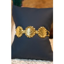 Üç Reşat Çeyrekli Bileklik 22 Ayar A077151