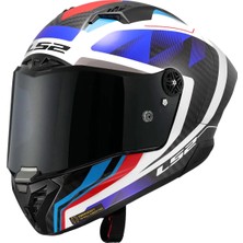 Ls2 Thunder Karbon Gp Aero Raute Mavi-Kırmızı Kask