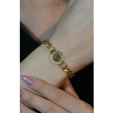 Pullu Zincir Çeyrekli Bileklik 22 Ayar A078439