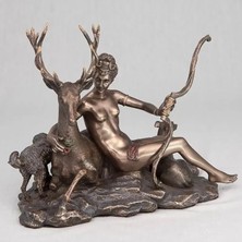 Veronese Mitolojik Diana (Artemis) Figür 22x17cm