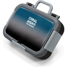 Coral High Kids Nefti Gri Renk Geçişli Desenli Paslanmaz Çelik Beslenme Kabı 39176
