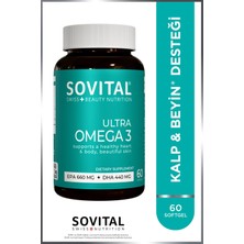 SOVITAL Ultra Omega 3 Epa 660 / Dha 440 Mg 60 Adet Softgel