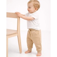 Organickid Basic Bebek Bej Eşofman Altı