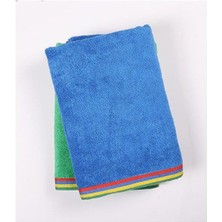 Benetton Home United Colors Of Benetton Be-Home %100 Pamuk Mavi 70X140 cm Plaj Havlusu